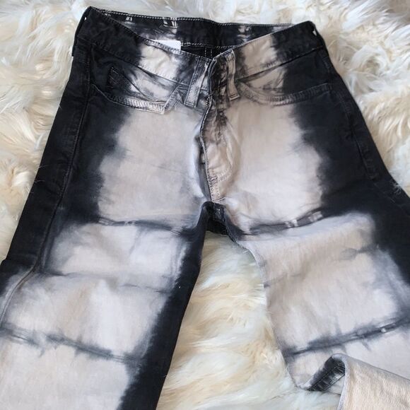 American Apparel The Slim Slack Lite Tie Dye Jeans Size 24 - Picture 2 of 7